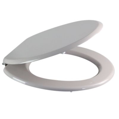 Abattant WC Palmi taupe en bois moulé GoodHome