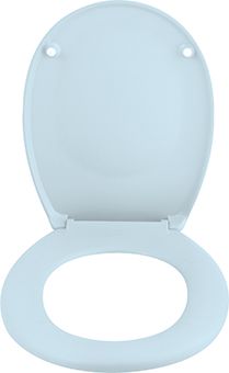 Abattant WC Spirella Neela bleu glacé mat
