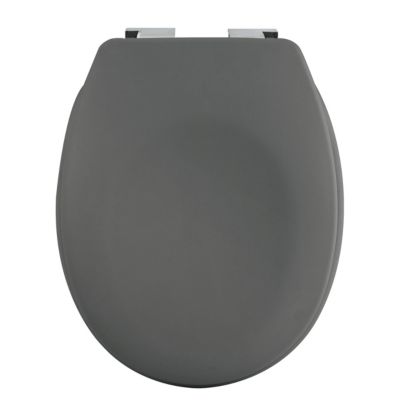 Abattant WC Spirella Neela en Duroplast coloris gris mat