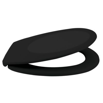 Abattant WC Spirella Neela en Duroplast coloris noir mat Castorama