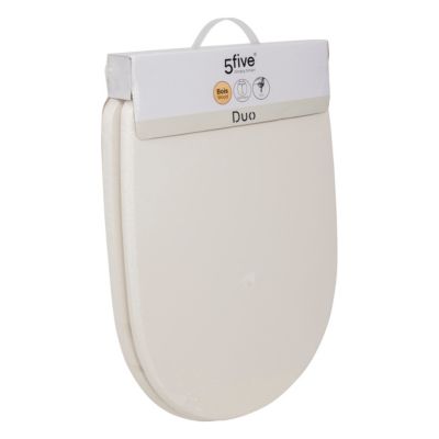Abattant WC standard coloris ivoire, 5Five Duo