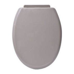 Abattant WC standard Taupe avec kit de fixation