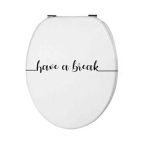 Abattant WC Thermodur "Have a break" 43x37x4cm