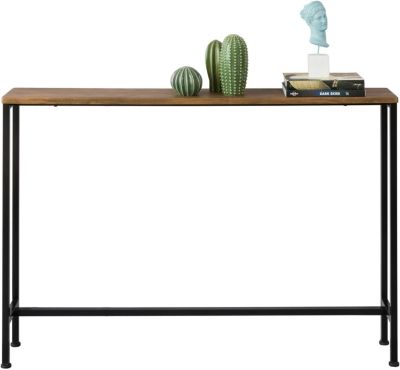 able Console Table d'appoint Bout de canapé  Cadre et 4 Pieds en Fer FSB19-XL-N SoBuy