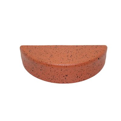 ABOUT DE FAÎTIÈRE TERMINALE TOITURE TUILE PVC 160X60X35 MM Antique, H.60 mm, L.160 mm, Profondeur totale - 35 mm