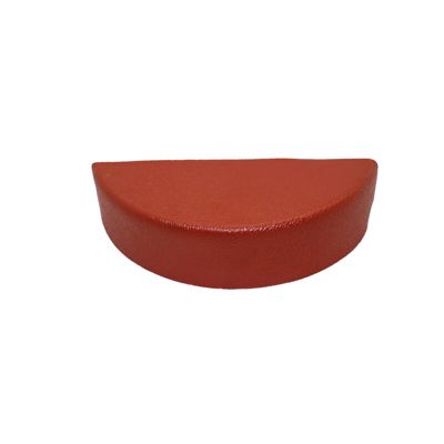 ABOUT DE FAÎTIÈRE TERMINALE TOITURE TUILE PVC 160X60X35 MM Terre cuite, H.60 mm, L.160 mm, Profondeur totale - 35 mm