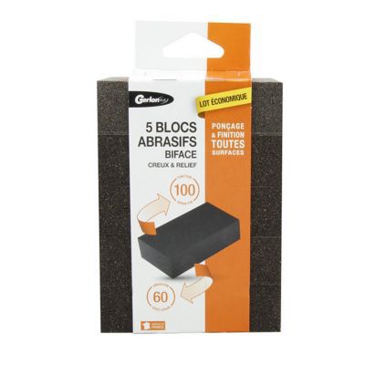 Abrasif Gerlon - Grain 60, 5 pièces