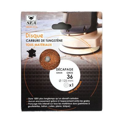 Abrasif Titane Sea O125 Mm Grain 36 Castorama