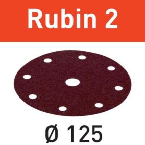 Abrasifs RUBIN 2 D125/8 P180 RU2/10 - FESTOOL - 499107