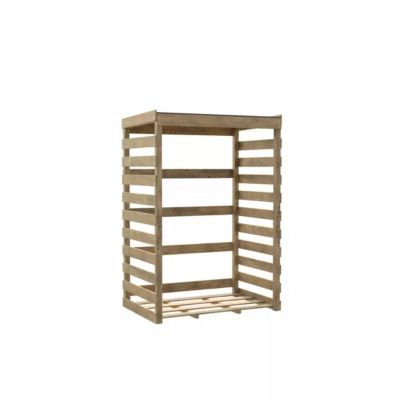 Abri bûches en bois Cerland Colombus l.120 x P.82 xH.174 cm