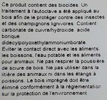 Abri bûches en bois Cerland Colombus l.238 x P.82 xH.174 cm