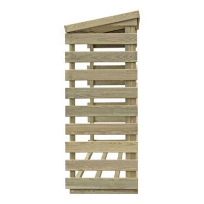 Abri bûches en bois Klikstrom Losino l.183 x P.60 x H.146 cm