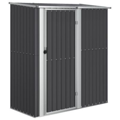 Abri de jardin Anthracite 180,5x97x209,5 cm Métal galvanisé vidaXL