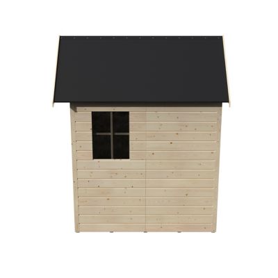 Abri de jardin Blooma Selwyn en bois coloris naturel ép.12 mm surface extérieure 2,75 m²
