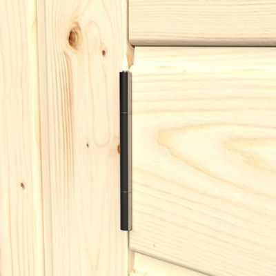 Abri de jardin Blooma Selwyn en bois coloris naturel ép.12 mm surface extérieure 2,75 m²