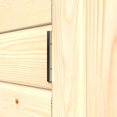 Abri de jardin Blooma Selwyn en bois coloris naturel ép.12 mm surface extérieure 4,87 m²