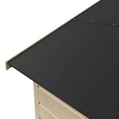 Abri de jardin Blooma Selwyn en bois coloris naturel ép.12 mm surface extérieure 4,87 m²