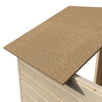 Abri de jardin Blooma Selwyn en bois coloris naturel ép.12 mm surface extérieure 4,87 m²
