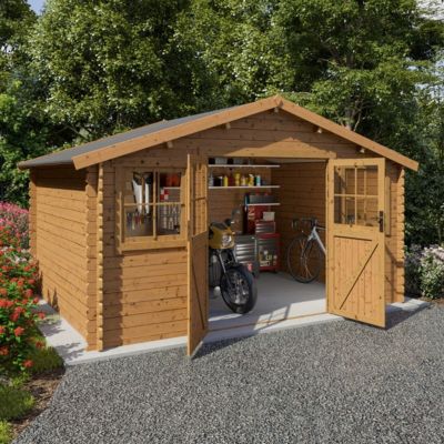 Abri de jardin bois 11,5 m2 Ourano