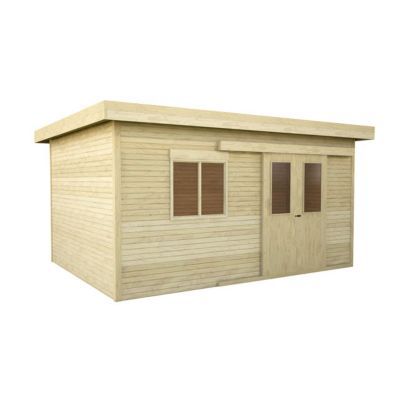 abri de jardin bois blooma ylistaro 2 11 61m castorama