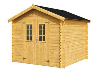 Abri De Jardin Bois Cabin 5 M Ep 28 Mm Castorama