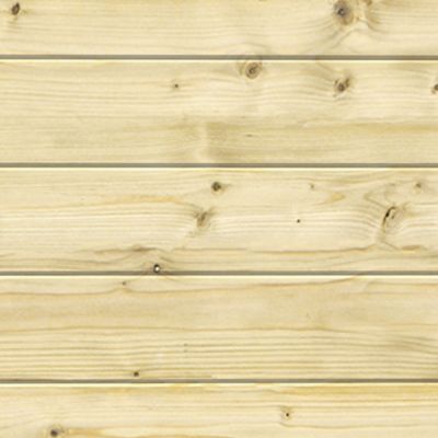 Abri de jardin bois coloris naturel ép.19 mm surface totale 5,3 m², Klikstrom Mokau