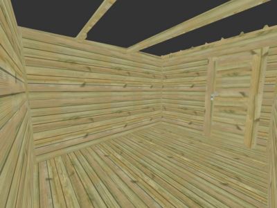 ABRI DE JARDIN bois Pin traité autoclave 27mm - 4,64x3,44m / 16m2 - Bac acier - Plancher bois