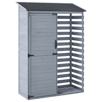 Abri de jardin CENGIO 130 cm 57 cm Gris