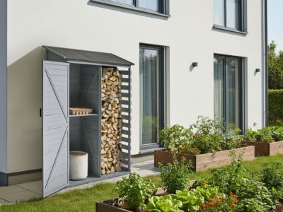 Abri de jardin CENGIO 130 cm 57 cm Gris