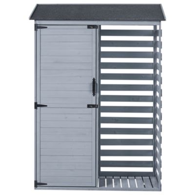 Abri de jardin CENGIO 130 cm 57 cm Gris