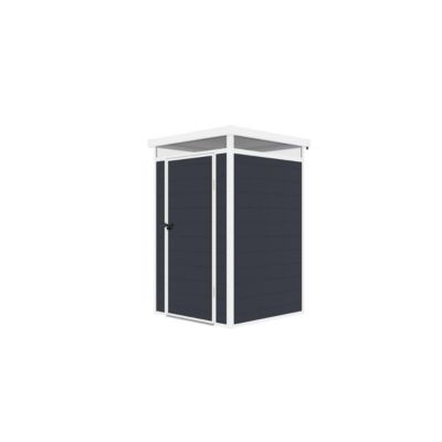 Abri de jardin compact en résine 130x130x196 cm
