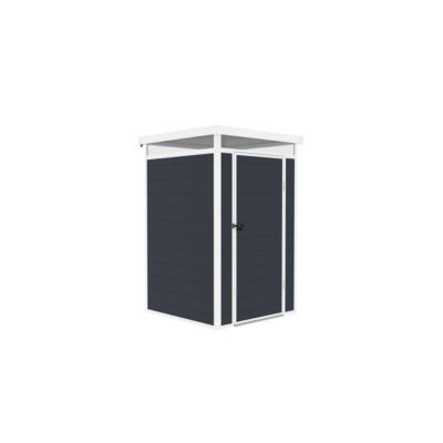Abri de jardin compact en résine 130x130x196 cm
