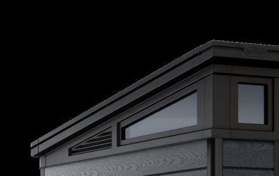 Abri de jardin CORTINA 77 en résine KETER gris foncé 4,7m²