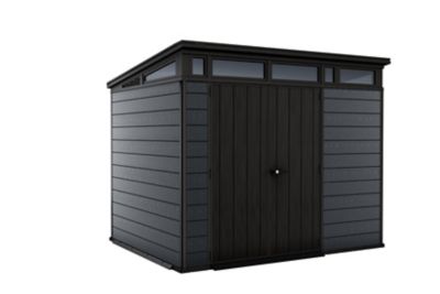 Abri de jardin CORTINA 97 en résine gris et noir KETER - 6 m²