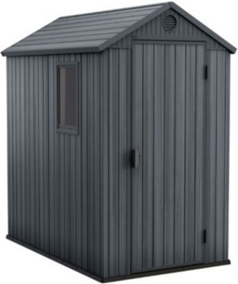 Abri de jardin DARWIN 46 en résine - KETER - gris - 2,2m²