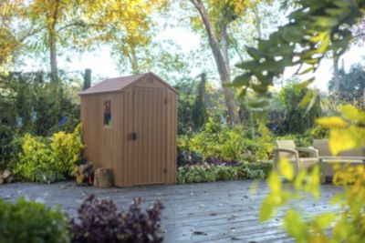 Abri de jardin DARWIN 46 en résine - KETER - marron - 2,32m²
