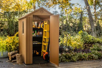 Abri de jardin DARWIN 46 en résine - KETER - marron - 2,32m²
