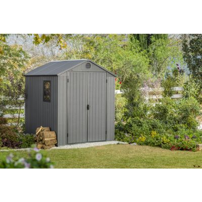 Abri de jardin DARWIN 66 en résine - KETER - gris - 3,3 m²