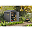 Abri de jardin DARWIN 68 en résine - KETER - gris - 4,5 m²