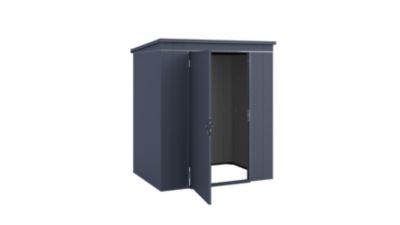 Abri de jardin en acier Gary Weka surface extérieure totale 2,56 m²