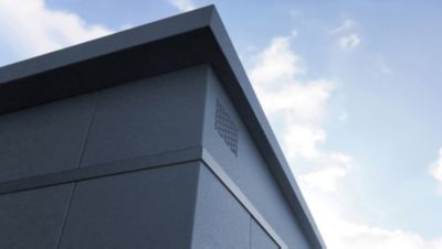 Abri de jardin en acier Gary Weka surface extérieure totale 2,56 m²
