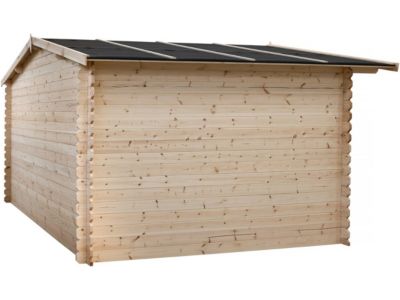 Abri de jardin en bois 14m² "Oz"  388 x 298 x 225 cm  28 mm
