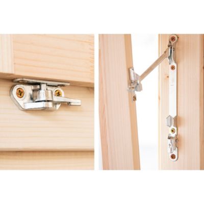 Abri de jardin en bois - 15.21m2 - 3.9x3.9m - Ep. 40mm - Couleur: naturel - DOM658