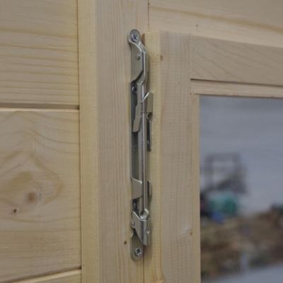 Abri de jardin en bois - 30m2 - 6x5m - Ep. 40mm - Couleur: naturel - DOM747