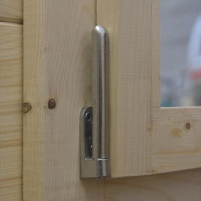 Abri de jardin en bois - 30m2 - 6x5m - Ep. 40mm - Couleur: naturel - DOM748