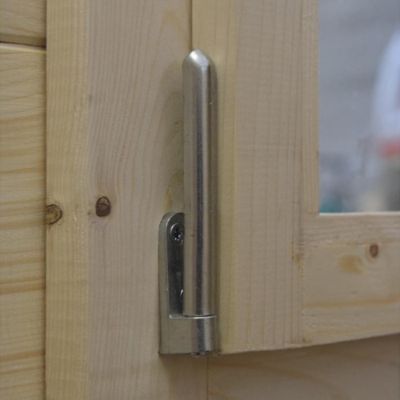 Abri de jardin en bois - 36m2 - 6x6m - Ep. 40mm - Couleur: naturel - DOM749