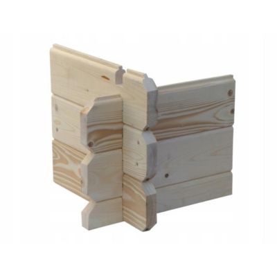 Abri de jardin en bois - 5.7m2 - 1.9x3m - Ep. 28mm - Couleur: naturel - DOM662