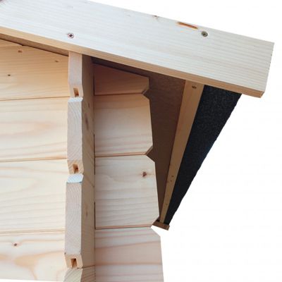 Abri de jardin en bois adossé Hobby 1.34m² Alce