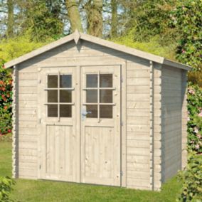 Abri De Jardin En Bois Deux Pans De 5m² (2,5mx2m)