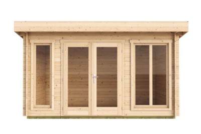 Abri de jardin en bois Dorset 2 Lasita Maja surface totale extérieure 15,96m²